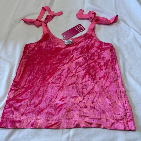 NEW Cake for Dinner Small Pink Velvet Top Cami ~ Festive Party Tween - Picture 2 of 7